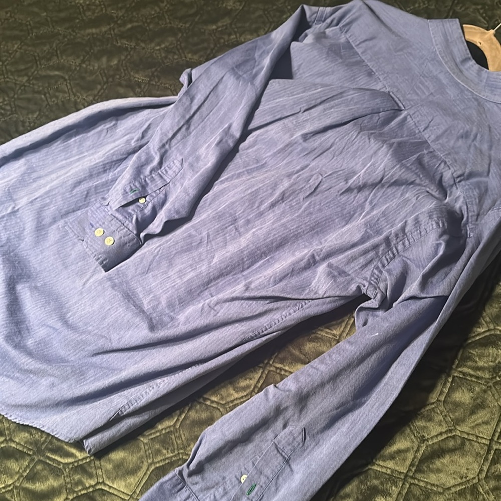 Blue casual button down - Picture 3 of 3